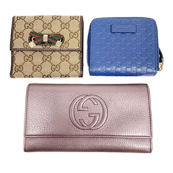 Gucci Wallet Set of Three Foldable Wallets